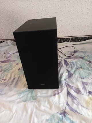 Barra de Sonido Negra con Subwoofer