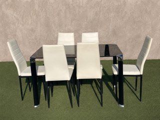 Mesa de comedor con 6 sillas