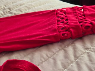 Camiseta roja manga 3/4 Talla 2XL