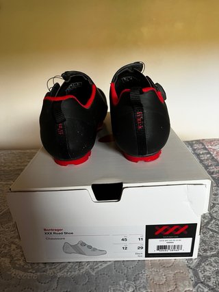 Botas Ciclismo Bontrager Negras y Rojas
