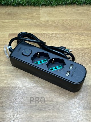 Enchufe múltiple con Interruptor y Cable Vimar