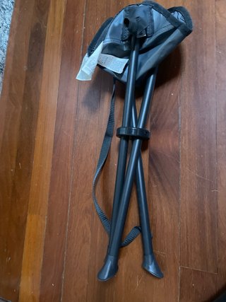 Silla Trípode Camping Quechua MH100 Gris