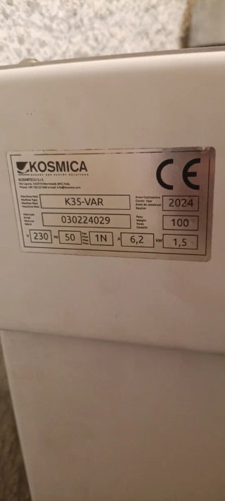 Amasadora Kosmitech K35-VAR - 100% Italiana