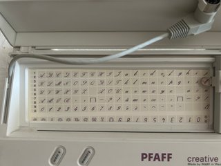 Máquina de coser Pfaff creativa 1475 CD