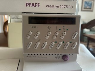 Máquina de coser Pfaff creativa 1475 CD