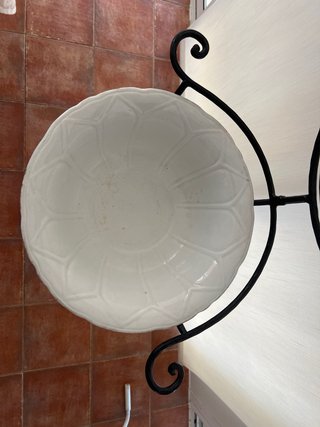 Aguamanil de forja con espejo