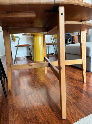 Mesa plegable madera maciza