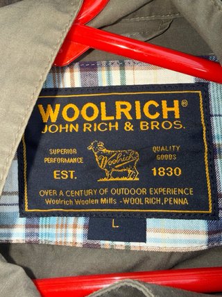 Giacca Woolrich verde oliva