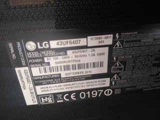 TV 43" SmartTV 4K