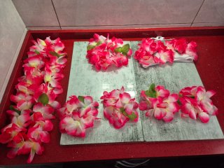 Disfraz Hawaiano Rosa Niña