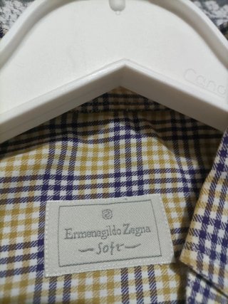 Camisa Ermenegildo Zegna XL Cuadros