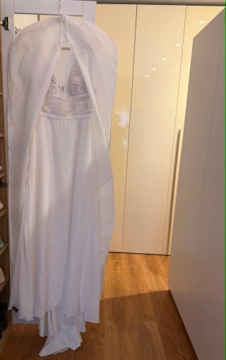 Vestido de Novia, blanco roto, Talla M-38