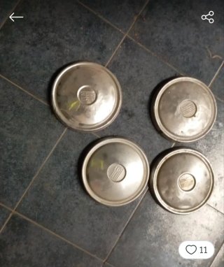 4 Tapacubos Originales Seat 600
