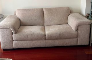Sofá Natuzzi Beige 2 Plazas 200x100