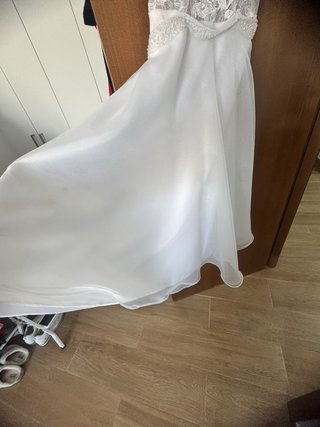 Vestido de Novia Blanco Sin Entrenar