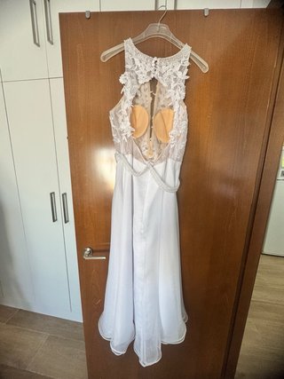 Vestido de Novia Blanco Sin Entrenar