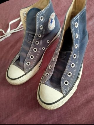 Zapatillas Converse altas azul marino