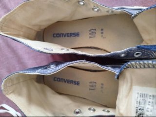 Zapatillas Converse altas azul marino