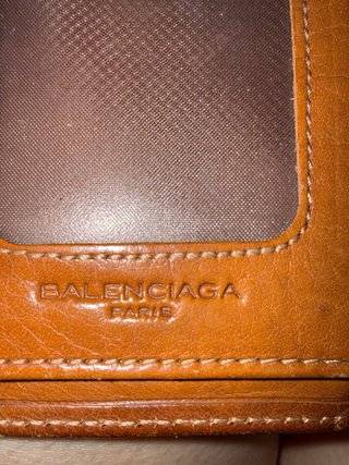 Cartera Balenciaga Piel Marrón Vintage