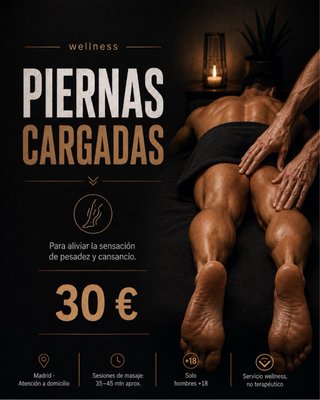Masaje descarga deportiva wellness