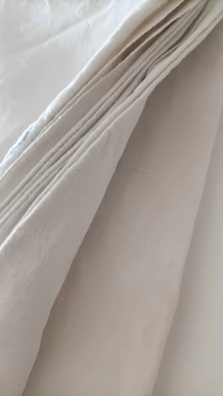 Sábana encimera de lino artesanal de dos paños