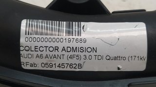 COLECTOR ADMISION AUDI A6 AVANT (4F5) 3.0 TDI Quattro (171kW)