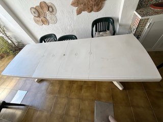 Mesa Comedor Jardín Blanca