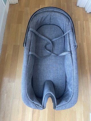 Carrito Bebé Stokke Gris con silla y capazo
