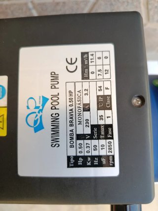 Bomba Piscina QP Bravia 0,50 HP Monofásica
