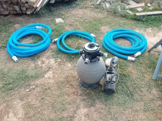 Piscina desmontable y accesorios