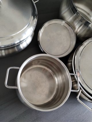 Set 7 pentole Barazzoni Inox 18/10