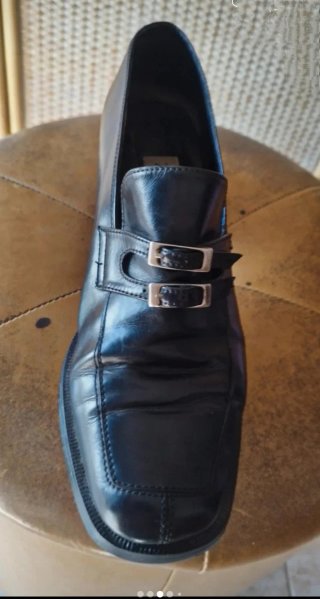 Zapatos negros tacón bajo Zamora mujer