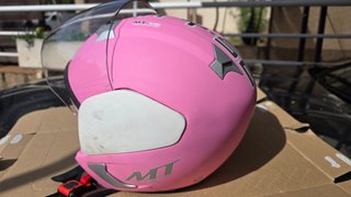 Casco Moto Rosa MT.