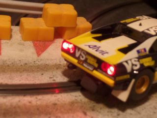 Ferrari 308 GTB Superslot VS Olio Fiat Scalextric