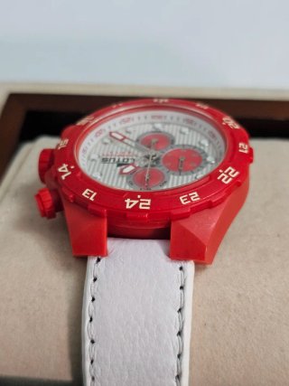 Reloj Lotus Chronograph Rojo Blanco