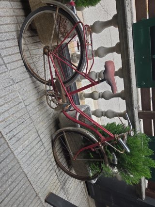Bicicleta Clásica Derbi Roja