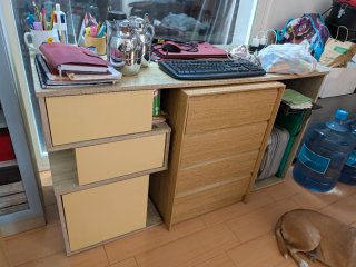 Escritorio de madera