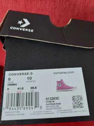 Converse Chuck Taylor Rosa Talla 38