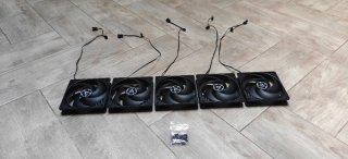Lote 5 ventiladores Arctic P12 PWM-PST
