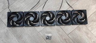 Lote 5 ventiladores Arctic P12 PWM-PST