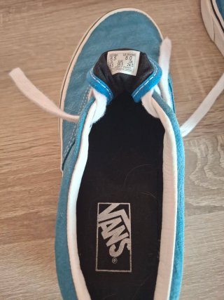 Zapatillas Vans Azules y Blancas