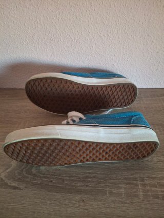 Zapatillas Vans Azules y Blancas