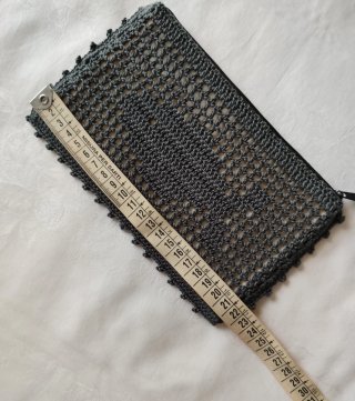 Pochette uncinetto grigio