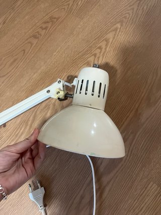 Flexo de mesa articulado blanco