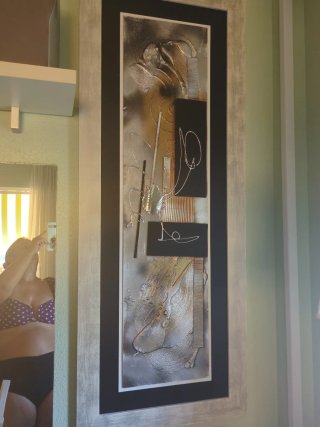 Cuadro Decorativo Moderno Metal Madera
