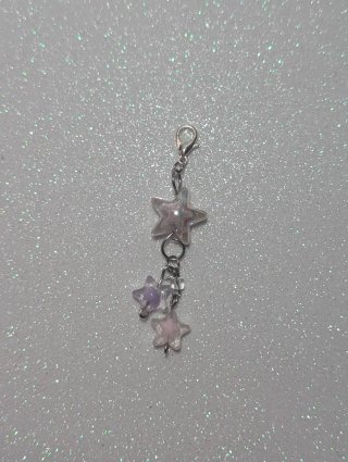 Mini llavero estrella holográfica