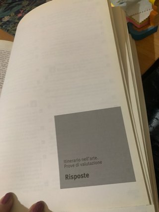 Itinerario nell'arte. Prove di valutazione 1 e Ris