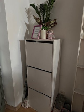 Armario Elvarli Blanco + Zapatero de regalo