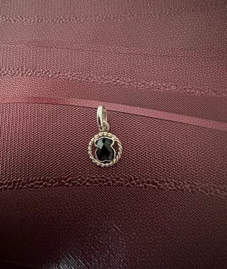 Pendientes y Colgante Tous Oso Negro Plata