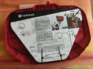 Canasta de baloncesto Tarmak roja